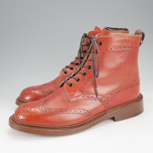 極上★トリッカーズ(レディース) SIZE 5【モデル定価￥99,000-★MALTON/モールトン】カントリーブーツ/モカシンブラウン/Tricker's★j076