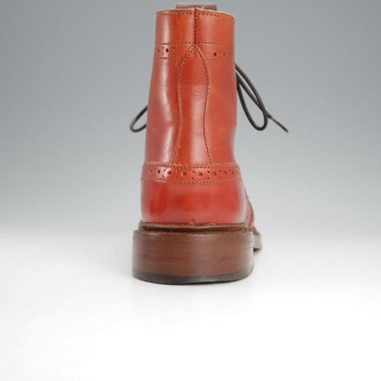 極上★トリッカーズ(レディース) SIZE 5【モデル定価￥99,000-★MALTON/モールトン】カントリーブーツ/モカシンブラウン/Tricker's★j076