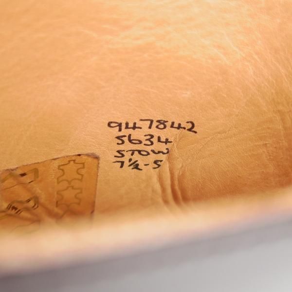 ★トリッカーズ SIZE 7(左)/7.5(右)【定価￥104,500-★ダイナイトソール仕様/STOW】ストウ/5634/カントリーブーツ/濃茶/Tricker's★j077