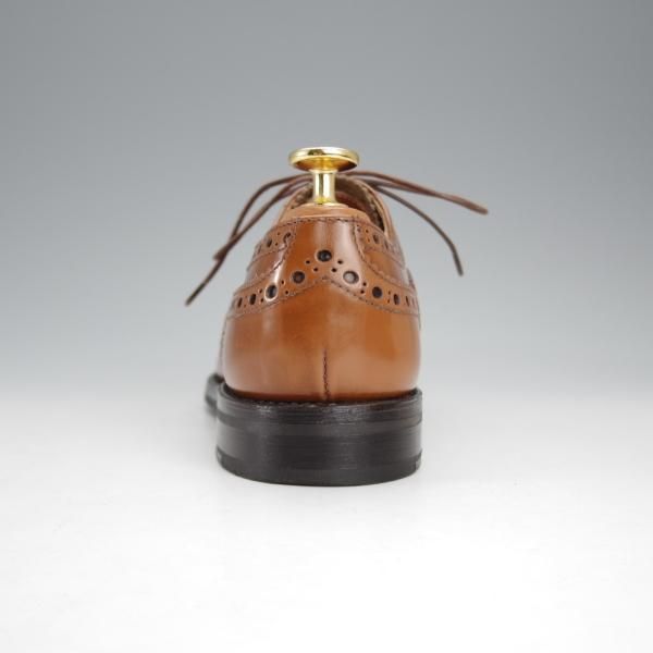 極美品★チャーチ(レディース) SIZE 35.5【定価￥176,000-★バーウッド/BURWOOD WG】ポリッシュドバインダーカーフ/茶/Church's★j078