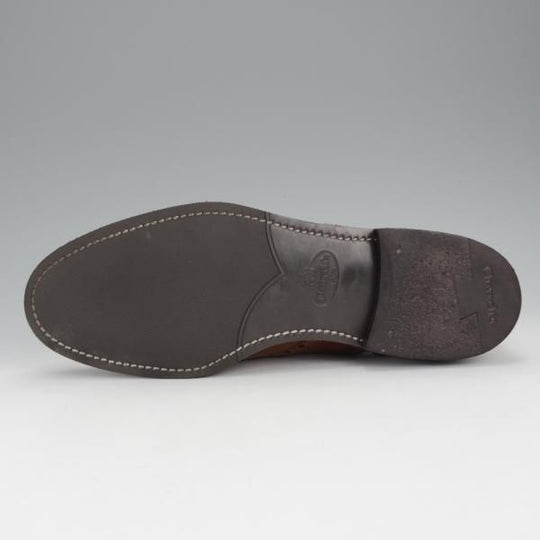 極美品★チャーチ(レディース) SIZE 35.5【定価￥176,000-★バーウッド/BURWOOD WG】ポリッシュドバインダーカーフ/茶/Church's★j078