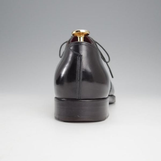 極上★(伊)シルヴァノ・ラッタンジ SIZE 7【貴重★クロコダイル×カーフ/Vフロント】プレーントゥ/黒/Silvano Lattanzi★j080