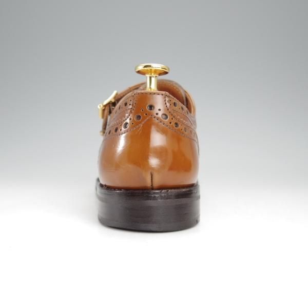 ★チャーチ(レディース) SIZE 37【定価￥165,000-★LANA R/ダブルモンク】ポリッシュドバインダーカーフ/茶/Church's★j083