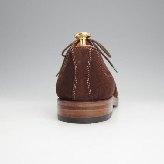 未使用★(独)ハインリッヒ・ディンケラッカー SIZE 9【貴重★コムデギャルソン別注/ジュンヤワタナベ】LONDONラスト/スエード/濃茶★j087