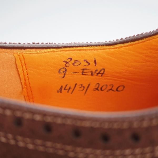 未使用★(独)ハインリッヒ・ディンケラッカー SIZE 9【貴重★コムデギャルソン別注/ジュンヤワタナベ】LONDONラスト/スエード/濃茶★j087