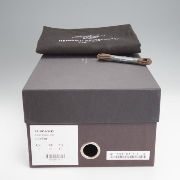 未使用★(独)ハインリッヒ・ディンケラッカー SIZE 9【貴重★コムデギャルソン別注/ジュンヤワタナベ】LONDONラスト/スエード/濃茶★j087