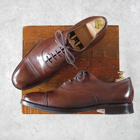 極上★チャーチ 70F/UK7【定価￥160,600-★コンサル/CONSUL】173ラスト/ストレートチップ/カーフ/濃茶/メンズ/Church's★j088