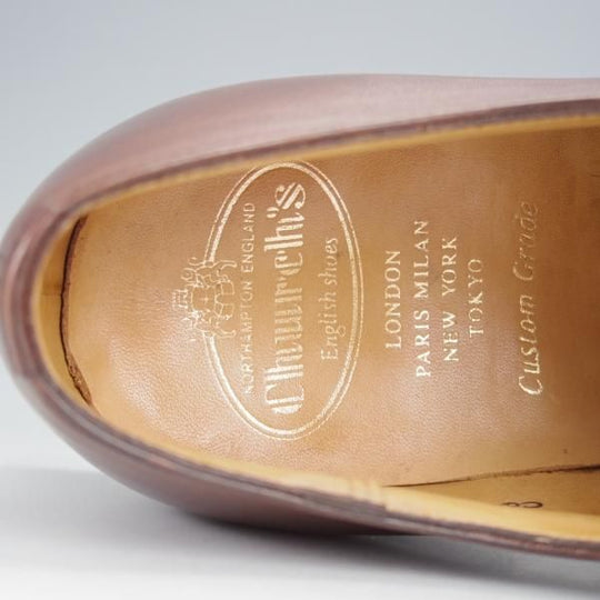 極上★チャーチ 70F/UK7【定価￥160,600-★コンサル/CONSUL】173ラスト/ストレートチップ/カーフ/濃茶/メンズ/Church's★j088