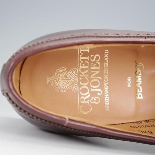 ★クロケット&ジョーンズ 5.5E【定価￥106,700-★キャベンディッシュ3同型/375ラスト】タッセルローファー/濃茶/Crockett&Jones★j092