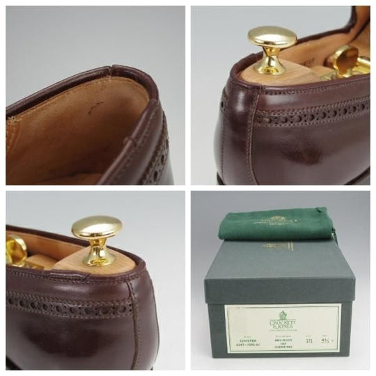 ★クロケット&ジョーンズ 5.5E【定価￥106,700-★キャベンディッシュ3同型/375ラスト】タッセルローファー/濃茶/Crockett&Jones★j092