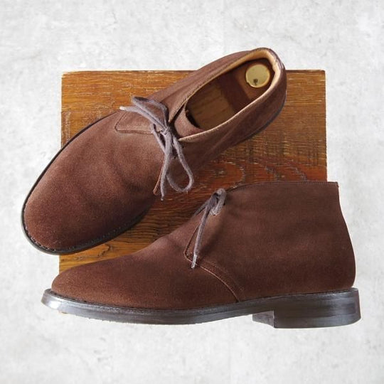 ★チャーチ 75F/UK7.5【現行定価￥148,500-★ダイナイトソール仕様/RYDER 3/ライダー】81ラスト/チャッカブーツ/スエード/Church's★j094