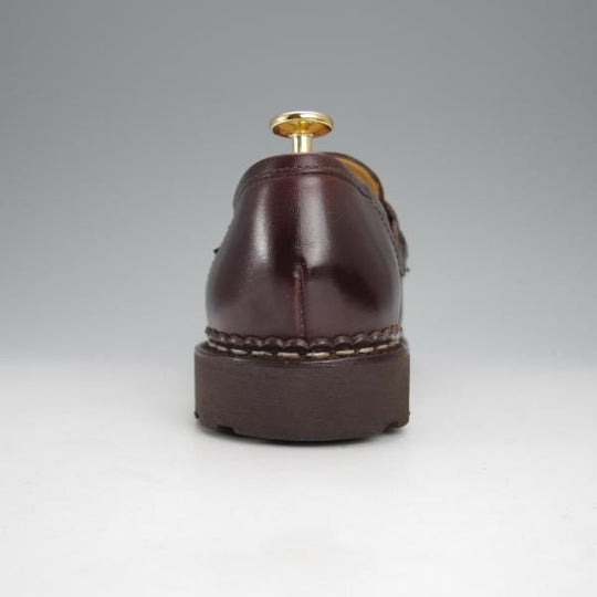 極美品★パラブーツ SIZE 5.5【定価￥79,200-★ランス/REIMS/カフェ】CAFE/コインローファー/リスレザー/濃茶/メンズ/Paraboot★j095