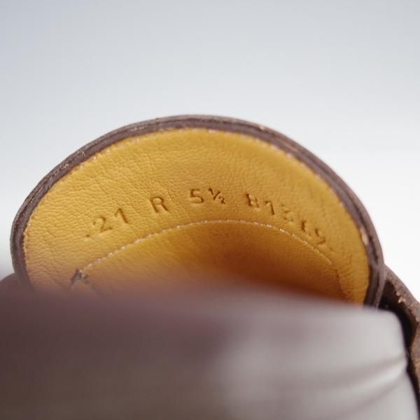 極美品★パラブーツ SIZE 5.5【定価￥79,200-★ランス/REIMS/カフェ】CAFE/コインローファー/リスレザー/濃茶/メンズ/Paraboot★j095
