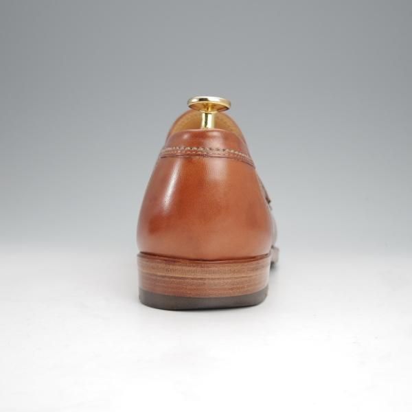 極上★(伊)F.LLIジャコメッティ SIZE 39【定価￥118,800-★コインローファー/FG254/LUIGINO】ホースレザー/Giacometti★j096