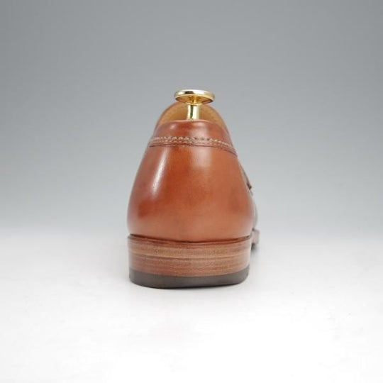 極上★(伊)F.LLIジャコメッティ SIZE 39【定価￥118,800-★コインローファー/FG254/LUIGINO】ホースレザー/Giacometti★j096