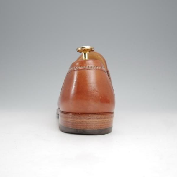 極上★(伊)F.LLIジャコメッティ SIZE 39【定価￥118,800-★コインローファー/FG254/LUIGINO】ホースレザー/Giacometti★j096