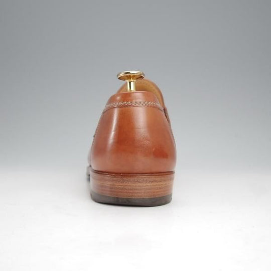 極上★(伊)F.LLIジャコメッティ SIZE 39【定価￥118,800-★コインローファー/FG254/LUIGINO】ホースレザー/Giacometti★j096