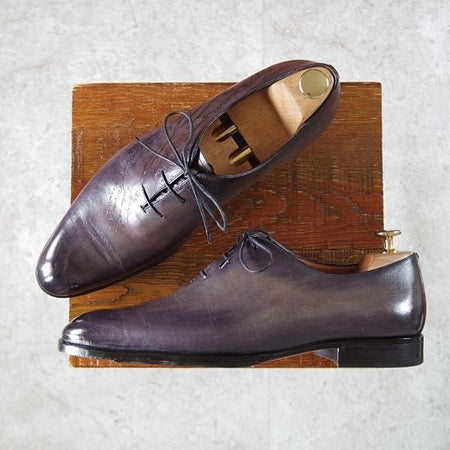 極美品★(仏)ベルルッティ SIZE 8【現行定価30万円以上★カリグラフィ/ALESSANDRO】アレッサンドロ/灰茶系パティーヌ/Berluti★j097