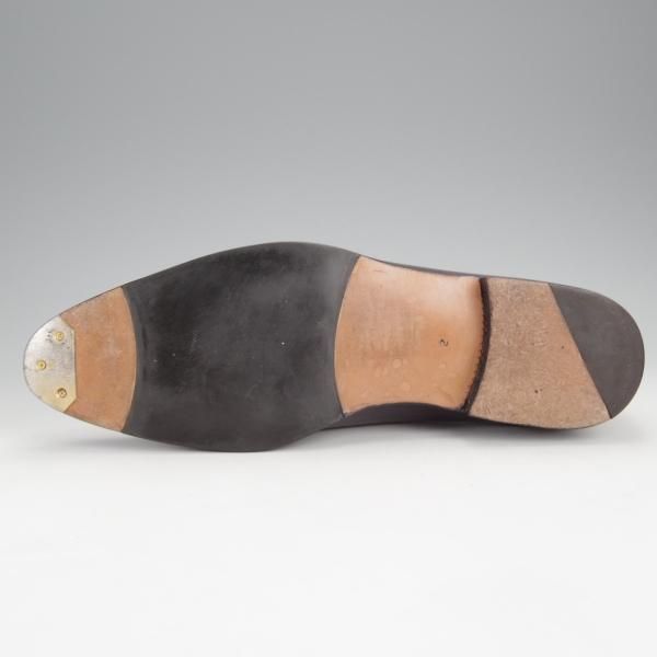 極美品★(仏)ベルルッティ SIZE 8【現行定価30万円以上★カリグラフィ/ALESSANDRO】アレッサンドロ/灰茶系パティーヌ/Berluti★j097