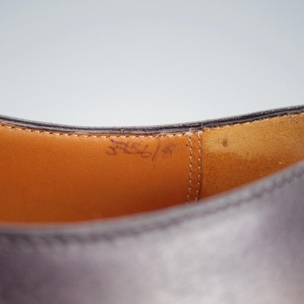 極美品★(仏)ベルルッティ SIZE 8【現行定価30万円以上★カリグラフィ/ALESSANDRO】アレッサンドロ/灰茶系パティーヌ/Berluti★j097