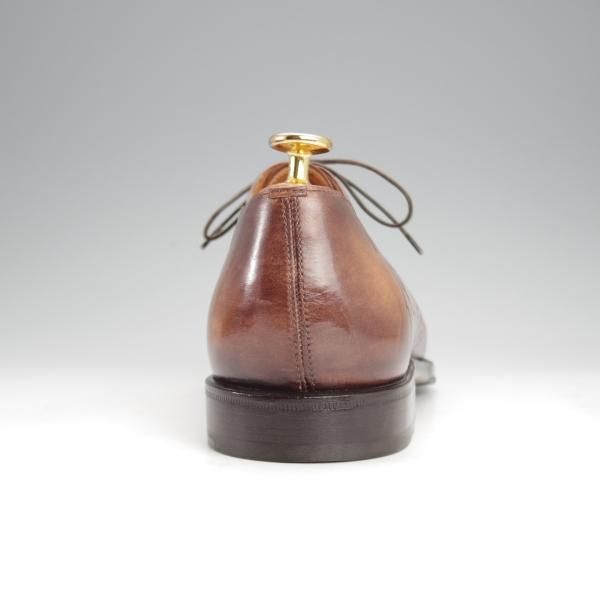 極美品★(仏)ベルルッティ SIZE 8【120周年記念モデル★グッドイヤー製法のALESSANDRO/カリグラフィ】アレッサンドロ/茶★j099