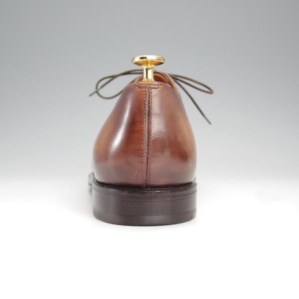 極美品★(仏)ベルルッティ SIZE 8【120周年記念モデル★グッドイヤー製法のALESSANDRO/カリグラフィ】アレッサンドロ/茶★j099