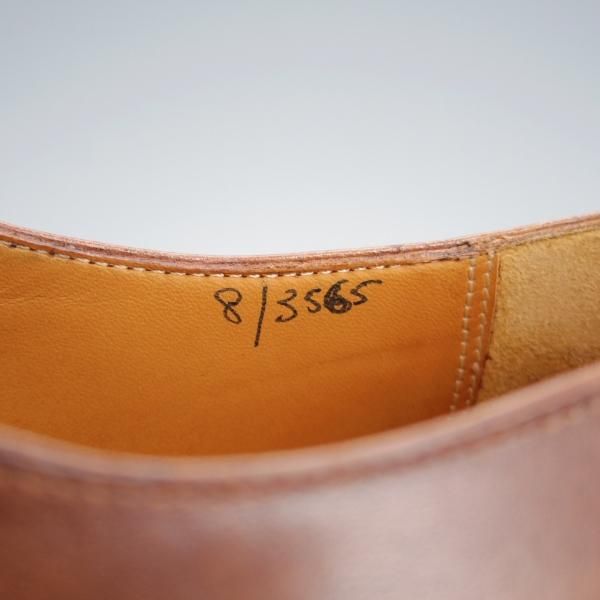 極美品★(仏)ベルルッティ SIZE 8【120周年記念モデル★グッドイヤー製法のALESSANDRO/カリグラフィ】アレッサンドロ/茶★j099