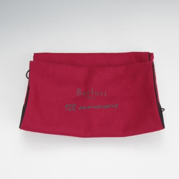 極美品★(仏)ベルルッティ SIZE 8【120周年記念モデル★グッドイヤー製法のALESSANDRO/カリグラフィ】アレッサンドロ/茶★j099