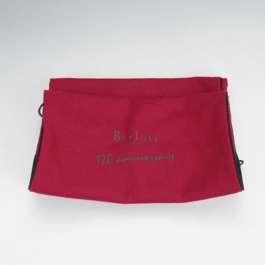 極美品★(仏)ベルルッティ SIZE 8【120周年記念モデル★グッドイヤー製法のALESSANDRO/カリグラフィ】アレッサンドロ/茶★j099