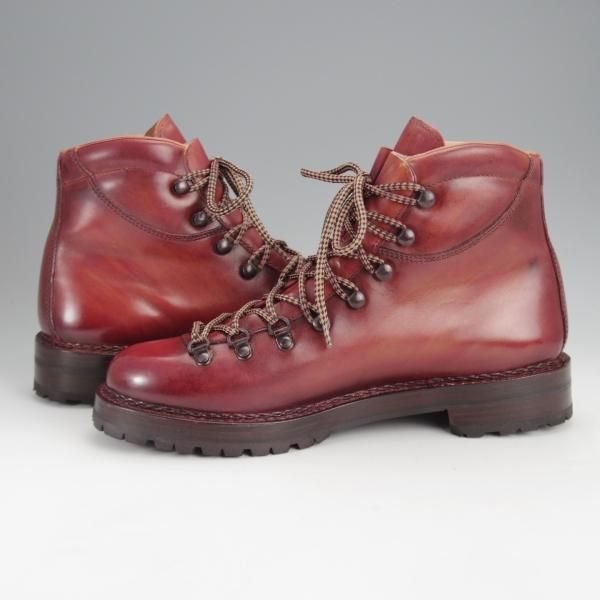 極美品★(伊)F.LLIジャコメッティ SIZE 41【モデル定価￥143,000-★マルモラーダ/FG105】マウンテンブーツ/赤茶/Giacometti★j100