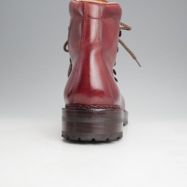 極美品★(伊)F.LLIジャコメッティ SIZE 41【モデル定価￥143,000-★マルモラーダ/FG105】マウンテンブーツ/赤茶/Giacometti★j100