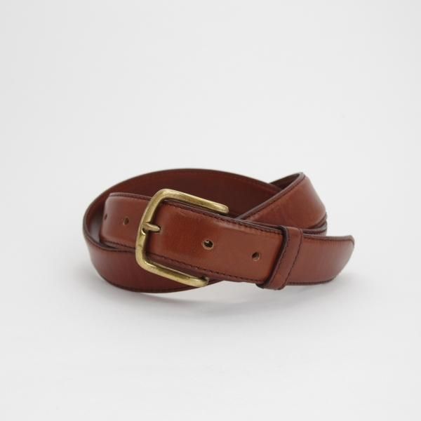 EDWARD GREEN バーガンディ レザーベルト エドワードグリーン 32インチ【ベルト/レザー/茶】 | 高級中古