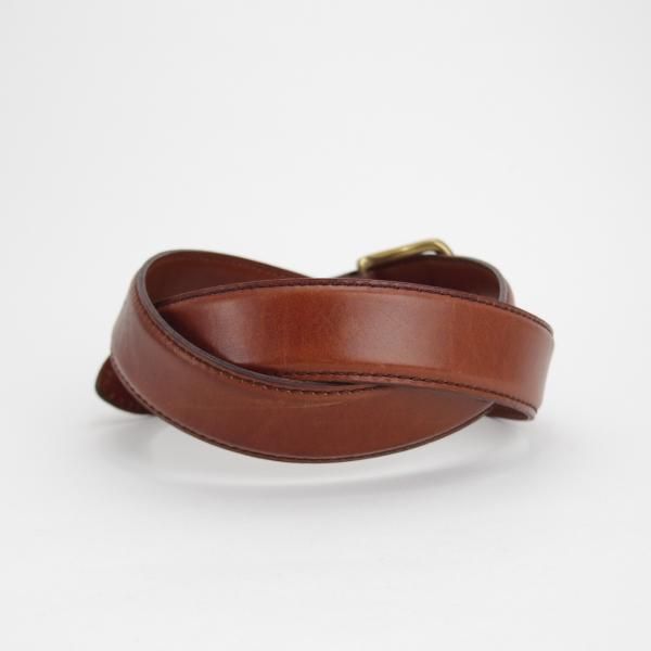 極上★エドワードグリーン 32インチ【★ベルト/レザー/茶】メンズ/革/EDWARD GREEN★j101