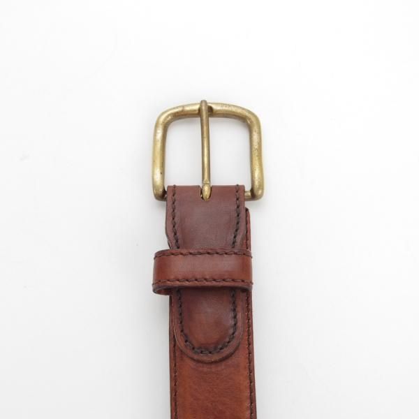 極上★エドワードグリーン 32インチ【★ベルト/レザー/茶】メンズ/革/EDWARD GREEN★j101