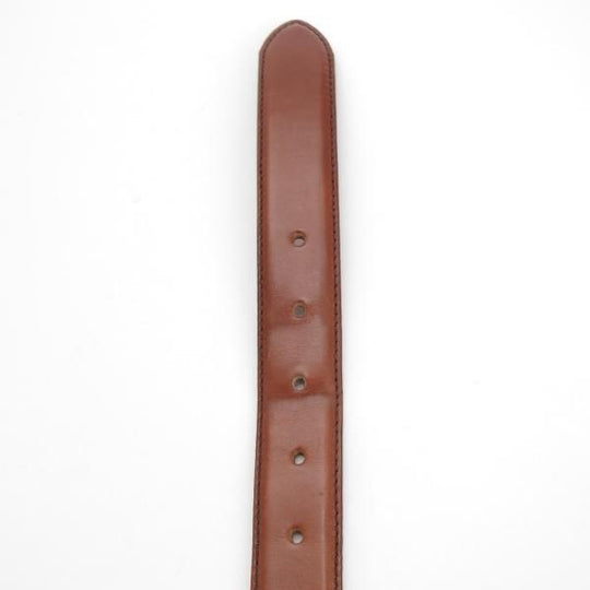 極上★エドワードグリーン 32インチ【★ベルト/レザー/茶】メンズ/革/EDWARD GREEN★j101