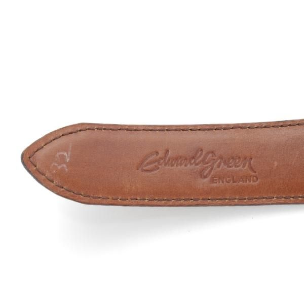 エドワードグリーン 32インチ【ベルト/レザー/茶】 | 高級中古革靴の