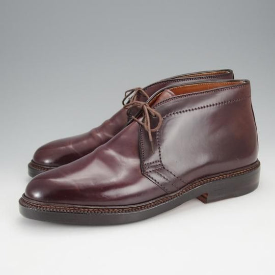 ほぼ未使用★オールデン 6E【定価￥176,000-★コードバン仕様/1339】バリーラスト/チャッカブーツ/#8/赤茶/メンズ/Alden★j102