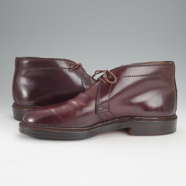 ほぼ未使用★オールデン 6E【定価￥176,000-★コードバン仕様/1339】バリーラスト/チャッカブーツ/#8/赤茶/メンズ/Alden★j102