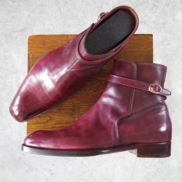 極上★(伊)シルヴァノ・ラッタンジ SIZE 7【貴重★ハンドソーンウェルテッド製法/シューツリー付】ISETAN別注/ジョッパーブーツ★j105