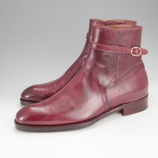 極上★(伊)シルヴァノ・ラッタンジ SIZE 7【貴重★ハンドソーンウェルテッド製法/シューツリー付】ISETAN別注/ジョッパーブーツ★j105