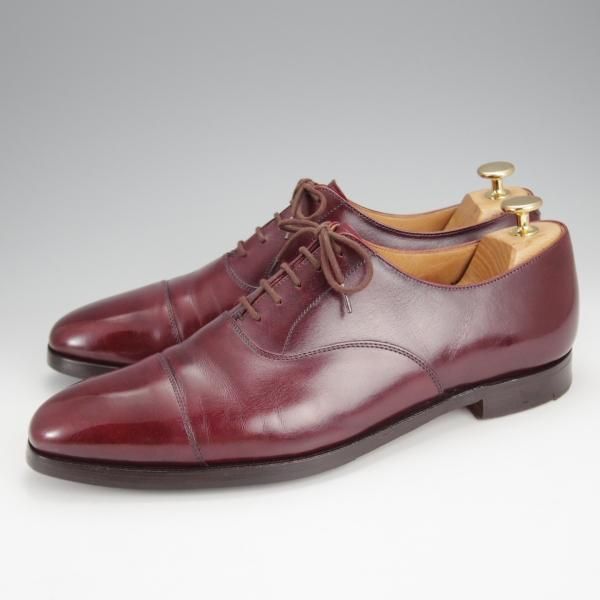 極上★クロケット&ジョーンズ 8E【定価￥92,400-★ポールスミス別注/HALLAM同型】348ラスト/ストレートチップ/赤茶/Crockett&Jones★j106