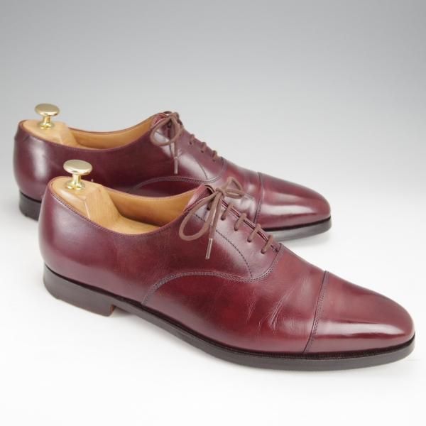 極上★クロケット&ジョーンズ 8E【定価￥92,400-★ポールスミス別注/HALLAM同型】348ラスト/ストレートチップ/赤茶/Crockett&Jones★j106