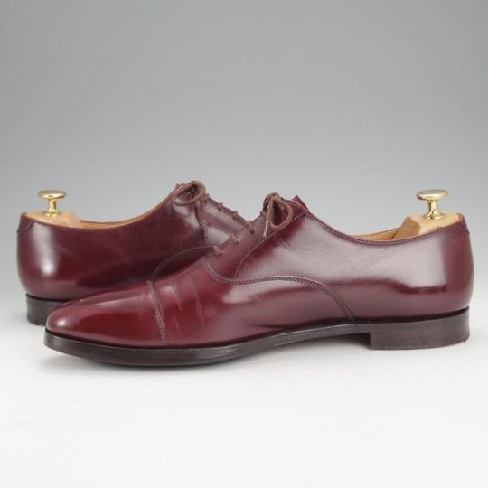 極上★クロケット&ジョーンズ 8E【定価￥92,400-★ポールスミス別注/HALLAM同型】348ラスト/ストレートチップ/赤茶/Crockett&Jones★j106