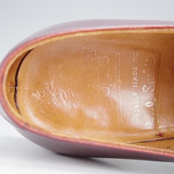 極上★クロケット&ジョーンズ 8E【定価￥92,400-★ポールスミス別注/HALLAM同型】348ラスト/ストレートチップ/赤茶/Crockett&Jones★j106