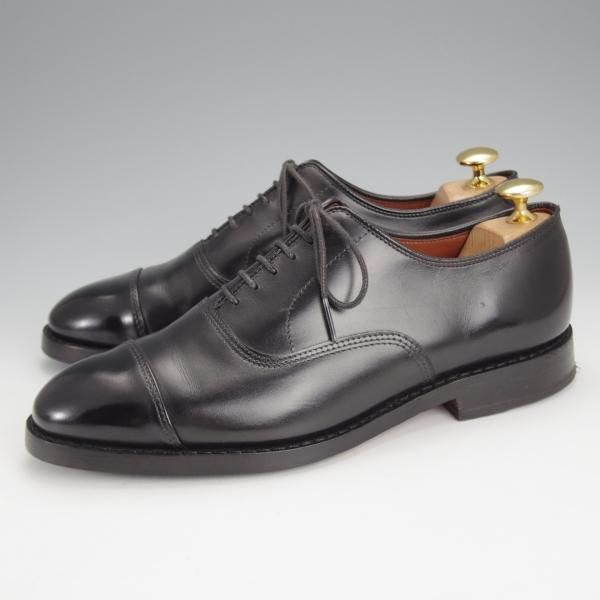 美品★(米)アレンエドモンズ 5.5E【定価￥85,800-★パークアベニュー/Park Avenue】ストレートチップ/カーフ/黒/ALLEN EDMONDS★j108