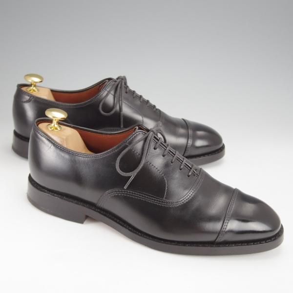 美品★(米)アレンエドモンズ 5.5E【定価￥85,800-★パークアベニュー/Park Avenue】ストレートチップ/カーフ/黒/ALLEN EDMONDS★j108