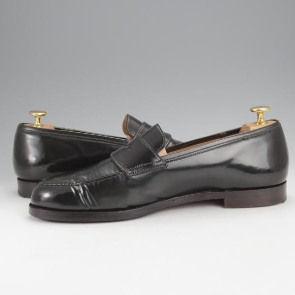 極上★クロケット&ジョーンズ 8E【国内20足限定★コードバン/深緑/BOSTON 2】ボストン/376ラスト/コインローファー/Crockett&Jones★j110