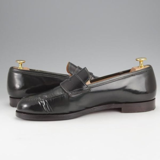 極上★クロケット&ジョーンズ 8E【国内20足限定★コードバン/深緑/BOSTON 2】ボストン/376ラスト/コインローファー/Crockett&Jones★j110