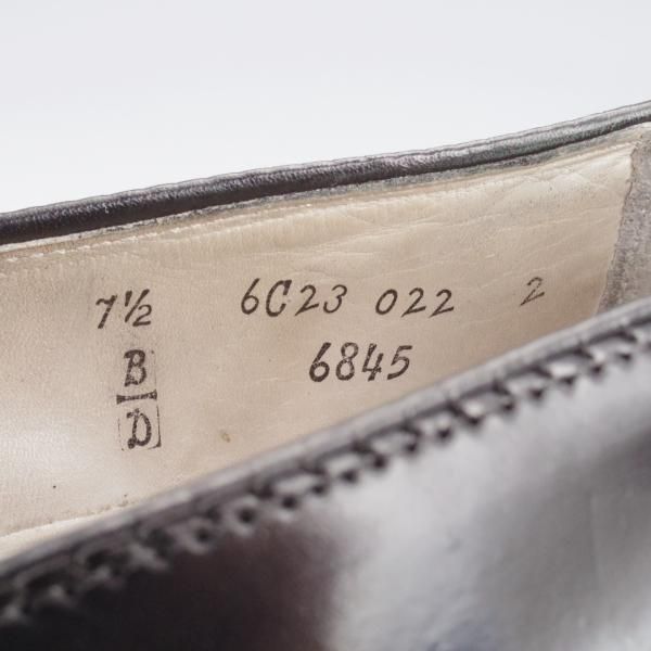 ★オールデン 7.5D【現行定価17万円程度★コードバン/6845/フルストラップ】アバディーンラスト/コインローファー/黒/メンズ/Alden★j113