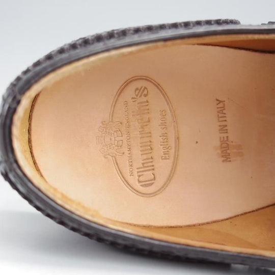 極上★チャーチ(レディース) SIZE 35.5【定価￥176,000-★バーウッド/BURWOOD WG】ポリッシュドバインダーカーフ/黒/Church's★j114